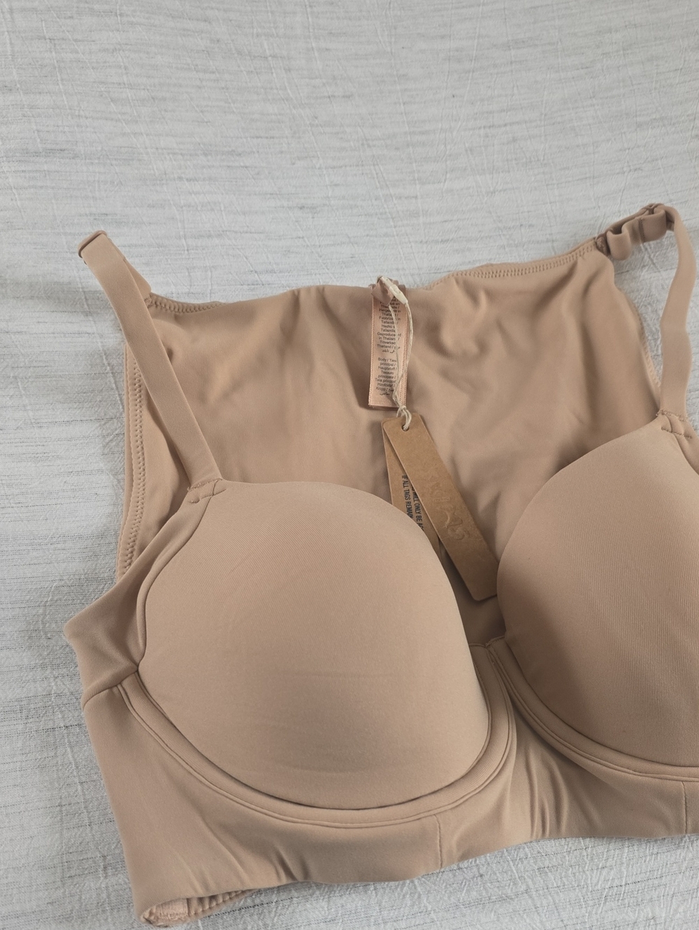 SKIMS Fits Everybody Back Smoother Full Coverage Bra Size:34C Clay - Picture 2 of 5